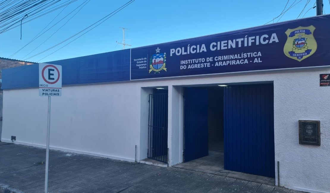 Sede do Instituto de Criminalística em Arapiraca inicia funcionamento nesta segunda-feira (01)