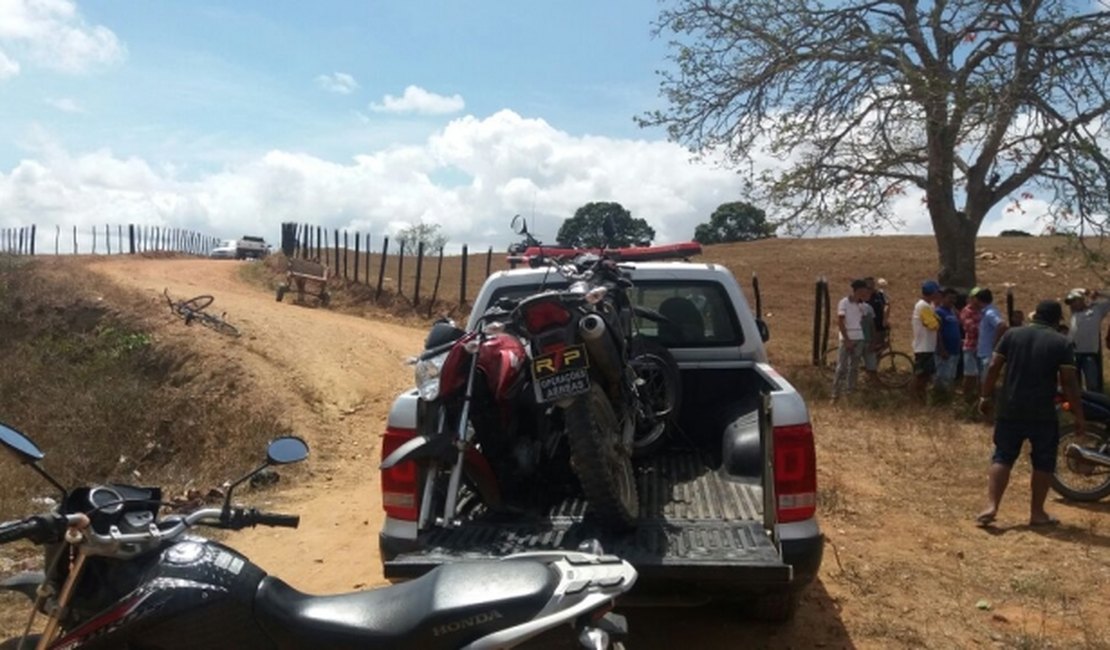 Polícia recupera três veículos roubados de uma só vez na Zona Rural de Arapiraca