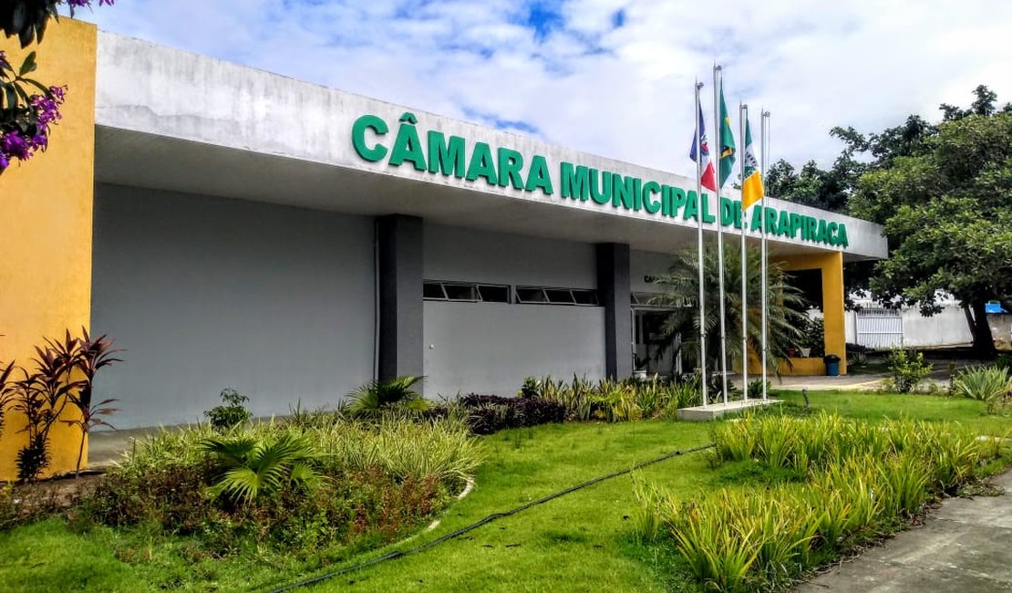 Câmara Municipal de Arapiraca realizará sessão a portas fechada, por conta do Coronavírus