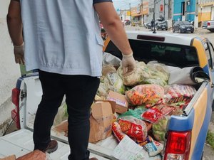 Vigilância Sanitária apreende 1.500 kg de alimentos em atacadista no bairro da Levada