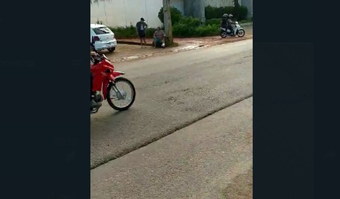[Vídeo] Colisão entre motos é registrada na AL 220 em Arapiraca
