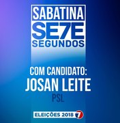 Josan Leite, do PSL, é sabatinado pelo 7Segundos; confira