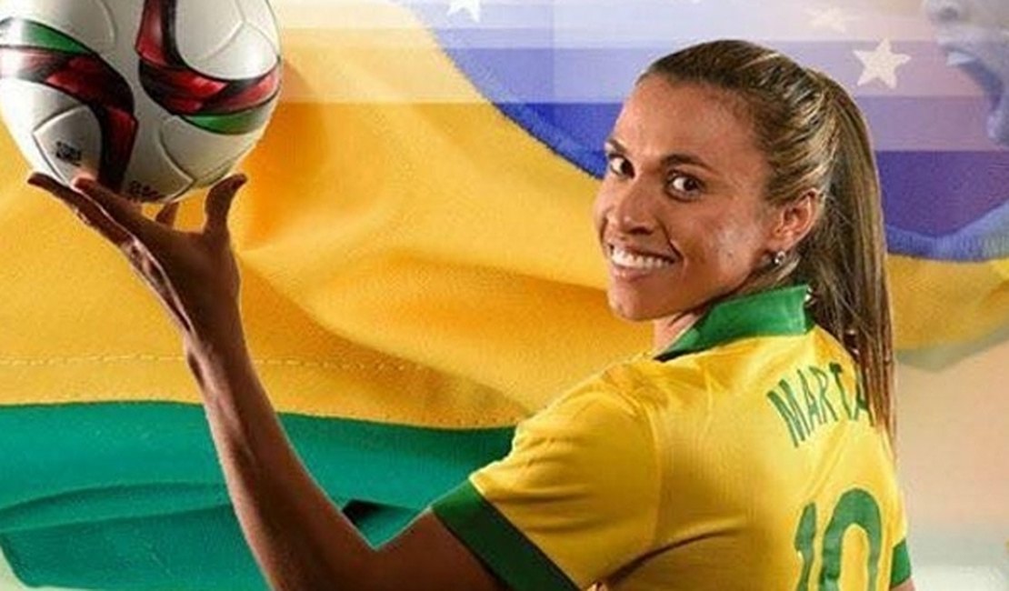 Alagoana Marta consegue nacionalidade sueca, mas continua defendendo o Brasil