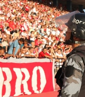 PM disponibiliza mais de 200 militares para a disputa entre CRB e Santa Cruz