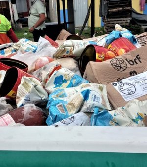 Vigilância Sanitária apreende 1.500 kg de alimentos impróprios para consumo