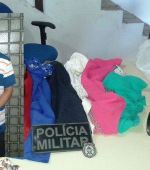 Arapiraquense pratica furtos em São Miguel mas acaba preso pela PM
