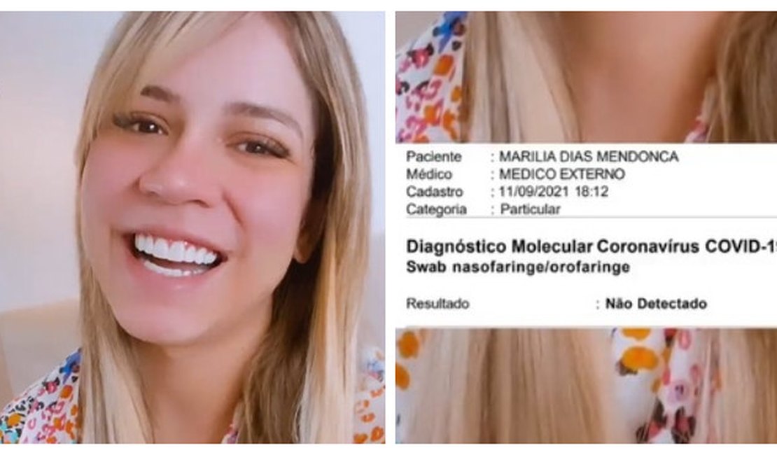 Marília Mendonça se cura da covid-19 e celebra: 'Estou muito feliz'