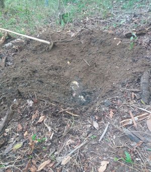 Cadáver é encontrado em cova rasa na zona rural de União dos Palmares