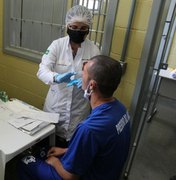 Instituto de Criminalística coleta DNA de presos da Operação Flashback II