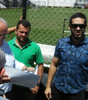 Rogério Teófilo visita estádio municipal e CT alvinegro para tratar de início das obras 