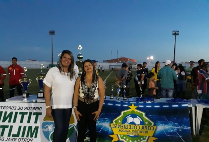 Vereadora Isabelita prestigia final da Copa Colegiense de Futebol
