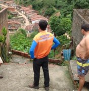 Defesa Civil atende 15 ocorrências e monitora chuvas em Maceió