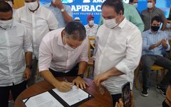 Governador Renan Filho e prefeito Luciano Barbosa assinam ordem de serviço do Hospital Metropolitano e Hemocentro do Agreste