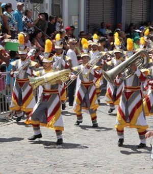 Arapiraca recebe etapa de evento cultural de bandas e fanfarras