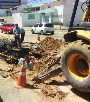 Abastecimento de água é suspenso em bairros de Maceió