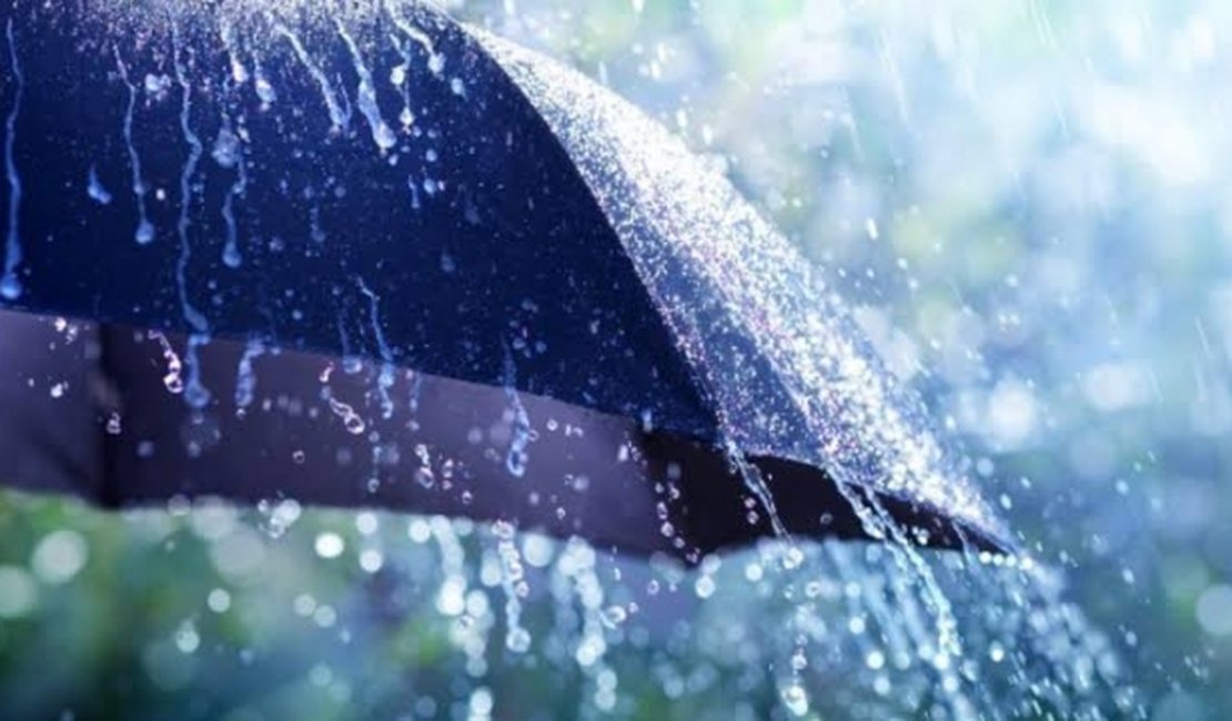 Inmet emite alerta meteorológico de chuvas intensas para Alagoas nesta quarta e quinta-feira