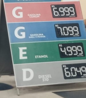 [Vídeo] Preço do litro da gasolina comum encosta nos R$7,00 em Arapiraca após período de estabilidade