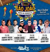 Prefeitura de Porto de Pedras anuncia festa de São João