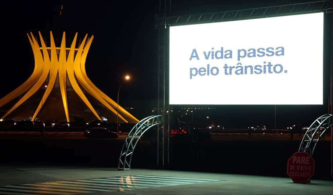 Campanha do Maio Amarelo alerta para 37 mil mortes no trânsito do país