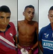 Polícia prende trio acusado de assassinato no interior