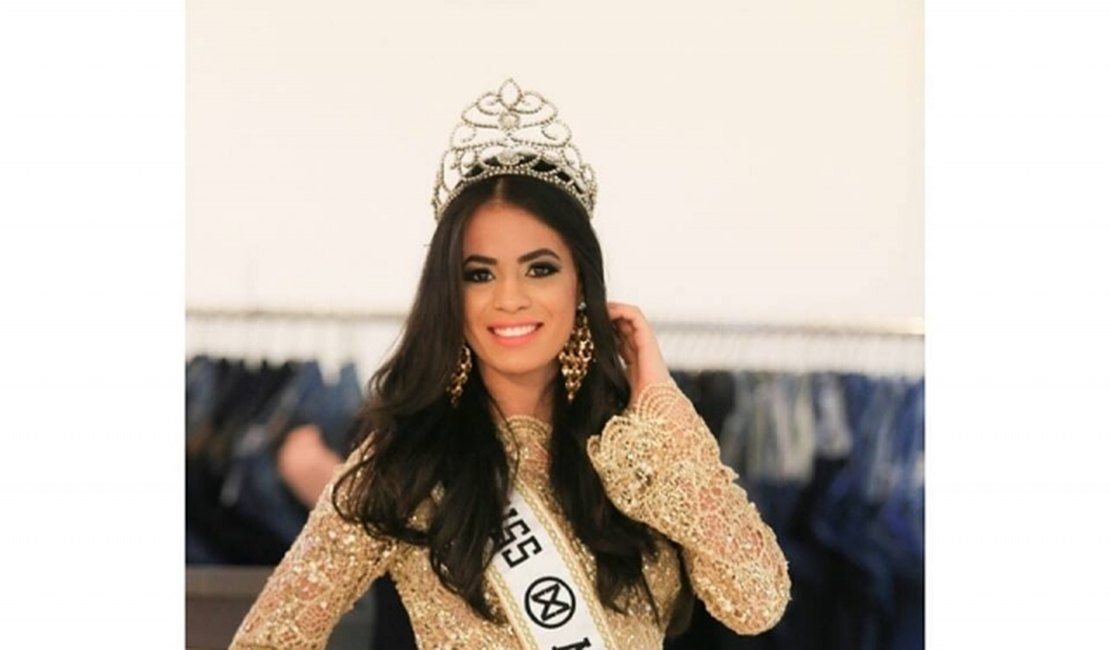 De Craíbas, Miss Alagoas concorre na etapa nacional do concurso Miss Mundo