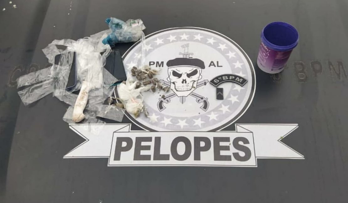 Jovem é preso com drogas em Matriz de Camaragibe