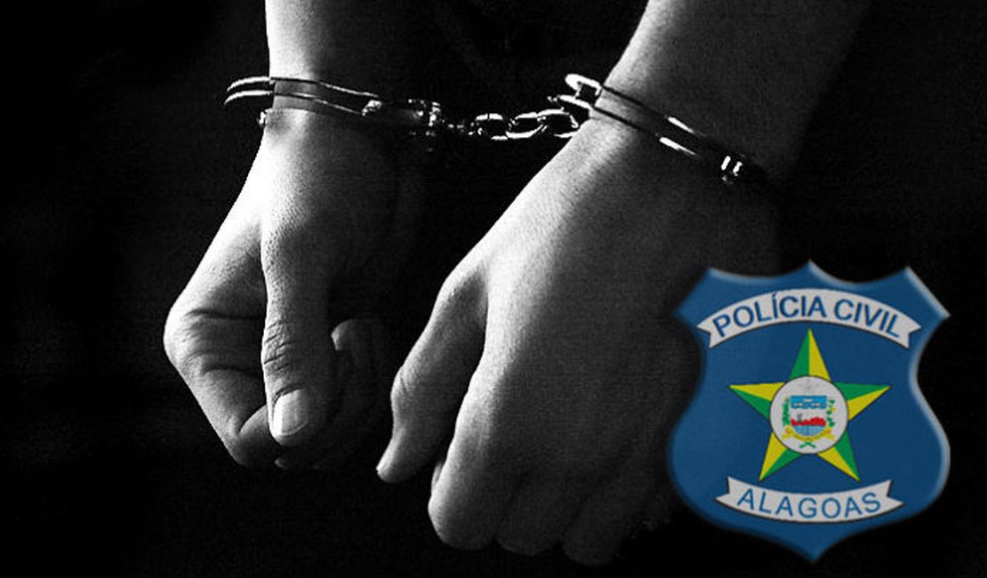 Polícia Civil prende acusado de homicídio com dois mandados de prisão em aberto