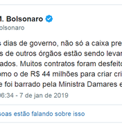 Bolsonaro: caixas-preta do BNDES e de outros órgãos serão abertas