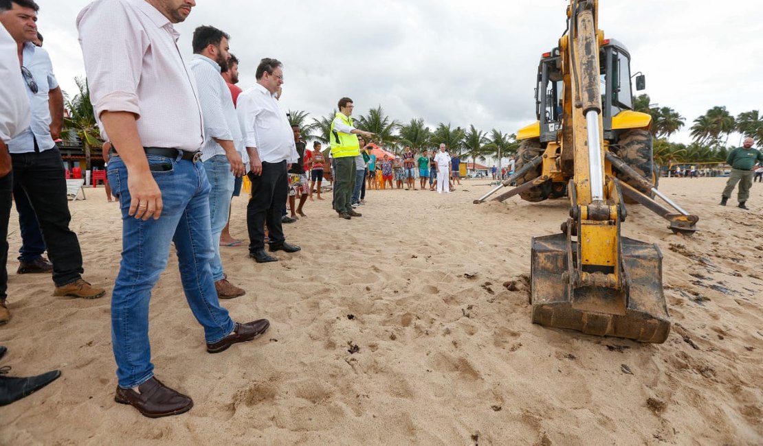 Grupo de Trabalho intensifica ações para retirada de óleo na Costa dos Corais