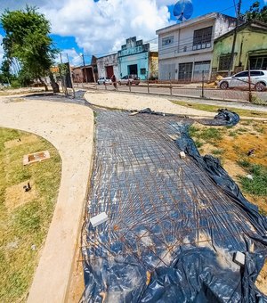 Prefeitura de Palmeira acelera trabalhos para a conclusão da nova Praça Tiro de Guerra