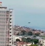 Helicóptero da Polícia Civil metralha policiais militares no Rio de Janeiro