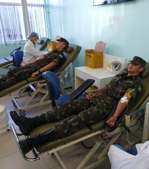 Exército inicia campanha de doação de sangue em Maceió