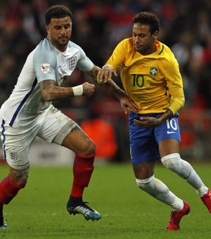 Em 1º teste contra grande Europeu, Brasil não sai do zero com desfalcada Inglaterra