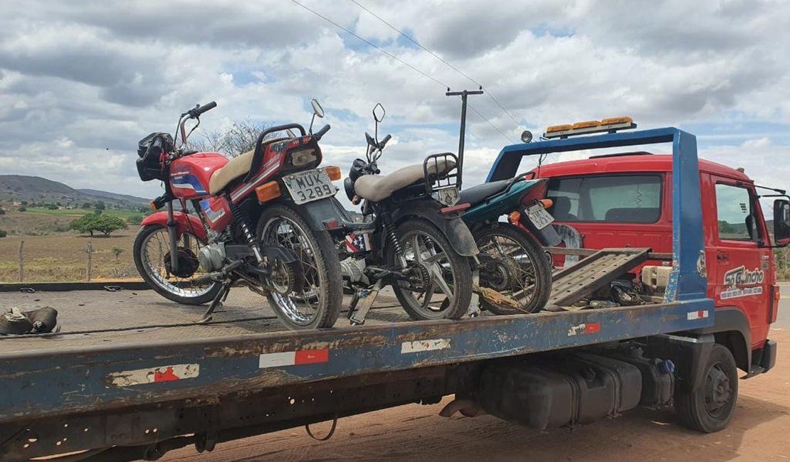 Polícia apreende 10 veículos irregulares durante blitz na AL-115