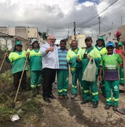 No dia do gari, Josenildo Souza faz homenagem aos responsáveis pela limpeza