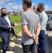 Procurador de Justiça se reúne com prefeito de Murici para discutir projeto da nova sede da promotoria