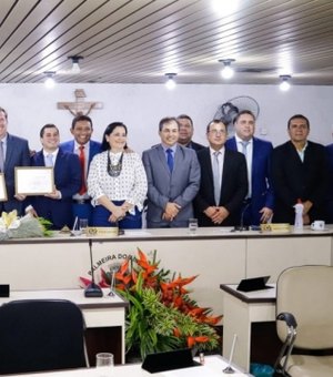 Deputado Federal Marx Beltrão recebe título de Cidadão Honorário da Câmara Municipal de Palmeira dos Índios