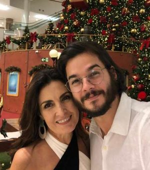 Fátima Bernardes comemora alta hospitalar do namorado Túlio Gadêlha