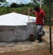 Cisternas construídas em Palmeira dos Índios beneficiam duas mil famílias