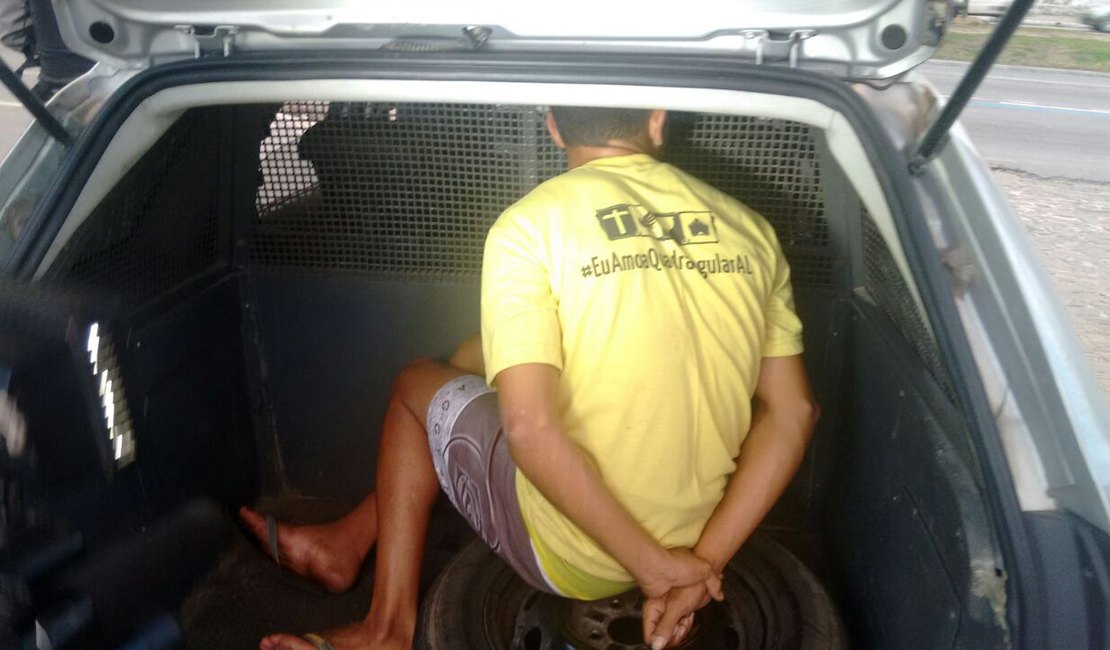 Jovem é preso acusado de fazer ‘arrastão’ em Maceió