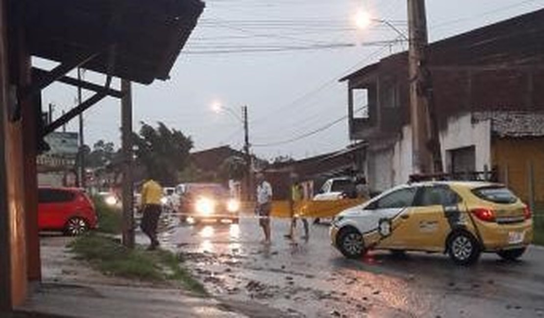 Com chuvas no agreste, problemas são registrados em Feira Grande e Arapiraca