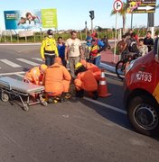Motociclista fica ferida em colisão com carro na AL-220, em Arapiraca