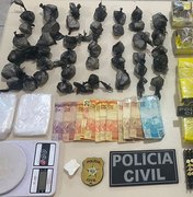 Jovem é preso por tráfico de drogas e posse ilegal de munição em São Miguel dos Campos