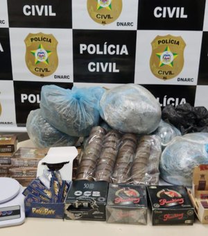 Polícia apreende seis quilos de maconha em apartamento no Pinheiro