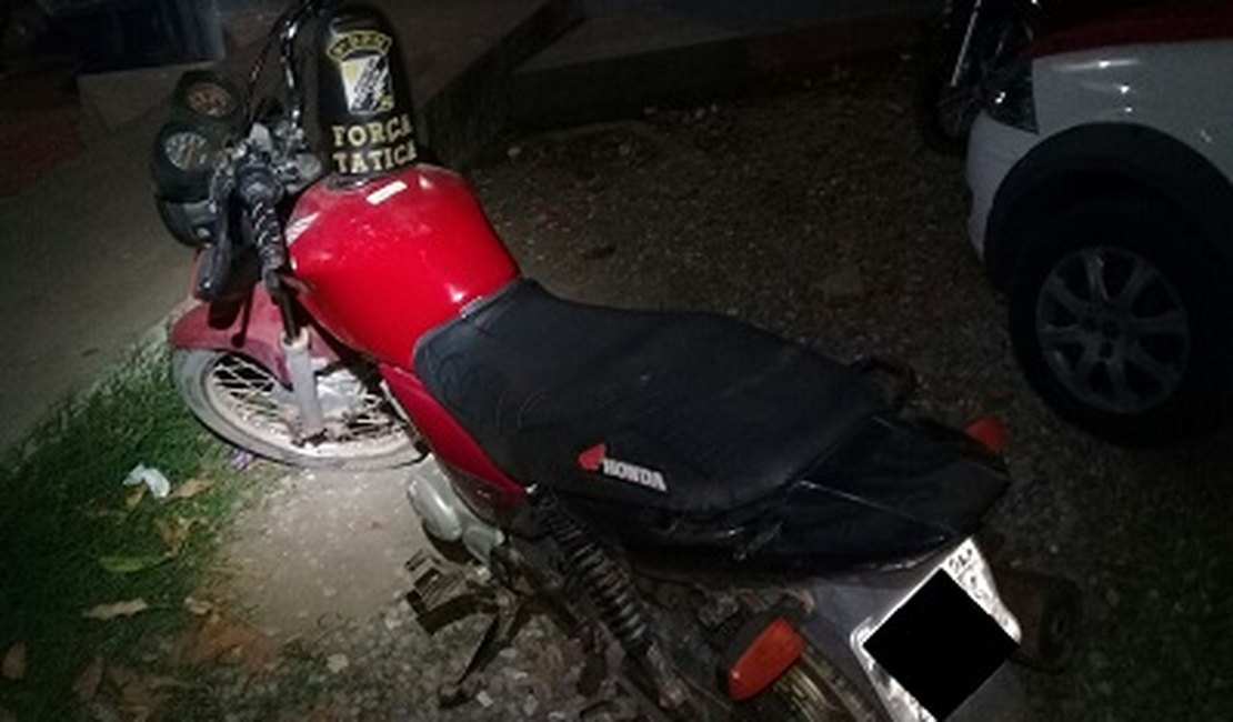 Polícia prende assaltantes e recupera moto roubada em Arapiraca