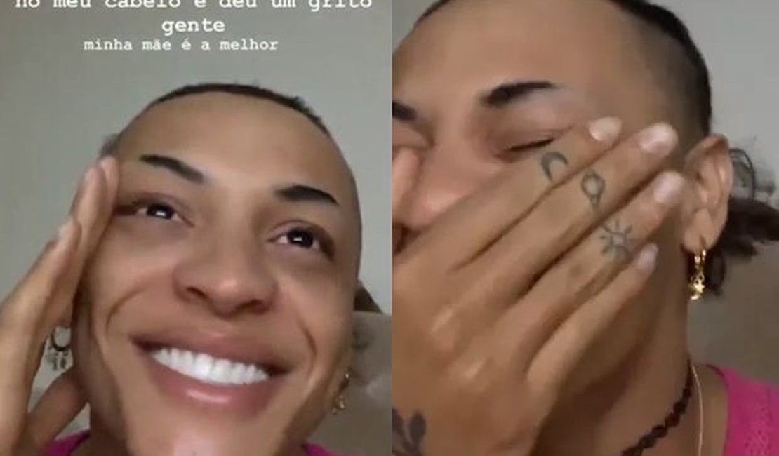 Pabllo Vittar radicaliza, raspa parte da cabeça e choca a mãe
