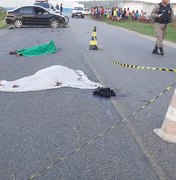 Colisão entre carro e moto deixa duas vítimas fatais na AL-210