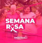 Semana Rosa marcará ações do Outubro Rosa em Japaratinga