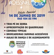 Projeto Praia Acessível ganha edição junina nesta sexta (14)