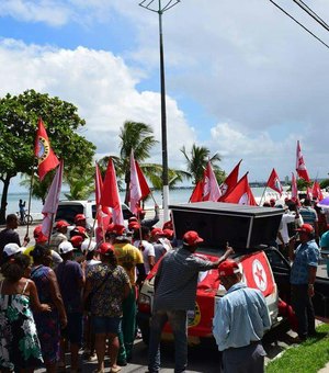 Trabalhadores rurais realizam mobilização em Maceió pela reforma agrária